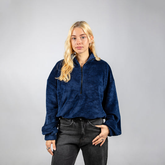 Cropped Fleece Sweater