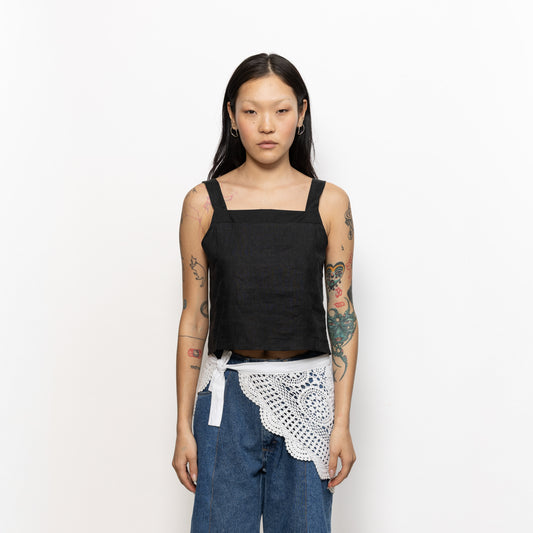Premium Linen and Lace Top