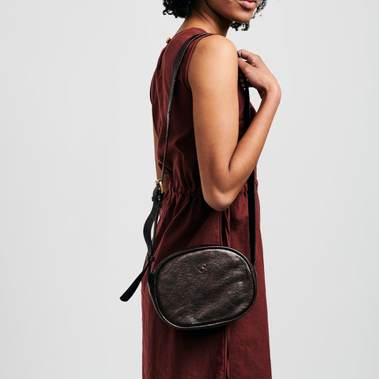 Suede Leather Crossbody Bag