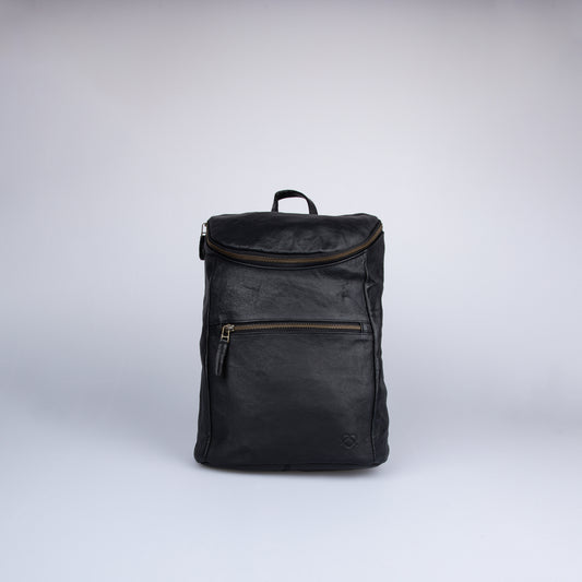 Leather Backpack Gillamoor Black